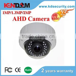 Kendom Manufacturer New Case IP66 Weather Proof Vandal Proof Outdoor Use IR Ahd Dome Camera With Varifocal Lens thumbnail-1