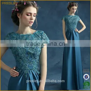 High Quality Fashion Lady Cap Sleeve New Bodycon Evening Party Cocktail Long Maxi Dress thumbnail-1