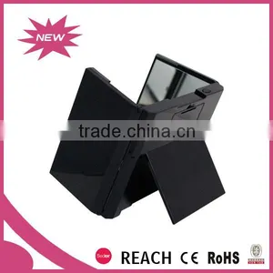 Three Side Plastic LED Lighted Traveling Make up Mirror thumbnail-3