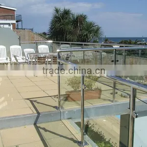 AIAI304/316 Tube Corner Connector for Balcony / Terrace Deck Railing Baluster thumbnail-1