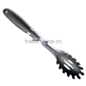 Food Grade Nylon Plastic Spoon and Fork With Soft TPR Handle thumbnail-1