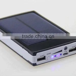 2014 Hot SaleFactory 10000mAhPortable Solar Charger thumbnail-1