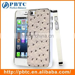 Set Screen Protector And Case For Iphone 5 , Beautiful Aluminium Flower Case thumbnail-6