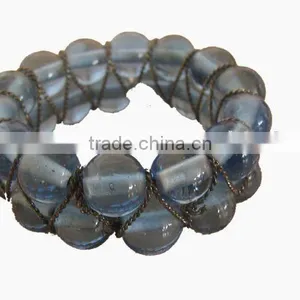 Crystal Napkin Ring, Beaded Napkin Ring, Crystal Napkin Ring thumbnail-1