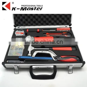 K-Mastet Factory Direct Sales 19 Pcs High Quality Household Tool Set Aluminum Alloy Tool Box thumbnail-3