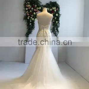 OEM ODM Customized Lace Fabric for Wedding Dress thumbnail-5