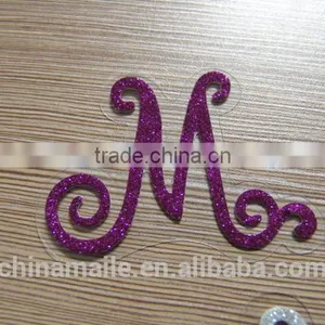 9x9 Inch 2mm Thickness Decorative Glitter Gold Eva Sticker thumbnail-1