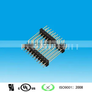Made in China 2.0mm Pitch Double Layer DIP Round Pin Header thumbnail-1