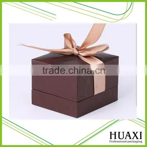 2016 Custom Logo Cheap Printed Small Paper Cardboard Jewelry Boxes/Ring Boxes thumbnail-1