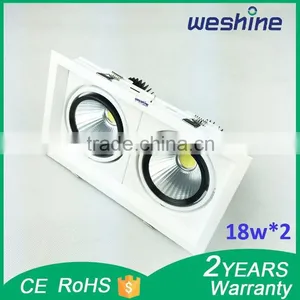 Wild Bean Angle Most Powerful COB LED Grille Light Bean Port Lamp 18w*2 Wholesale thumbnail-4