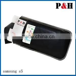 for Samsung Galaxy S5 Case Leather Case for Mobile Cell Phone Pouch for S5 thumbnail-1