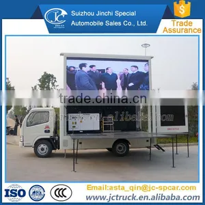 Diesel Engine Type and Flywheel Type Dongfeng Small Advertising Truck Used Chinese Supplier thumbnail-4