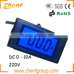 High Quality DC10A AC220V Digital Ammeter With LCD Display thumbnail-1