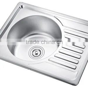 SC-108 Kitchenware With Drainer Heat Handmade Stainless Steel Sink Table thumbnail-5