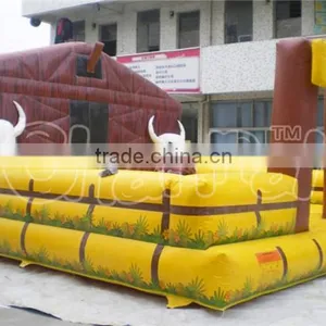 Exciting Inflatable Bull Riding Machine for Sale, Mechanical Rodeo Bull With Inflatable Mattress Quality Choice thumbnail-2