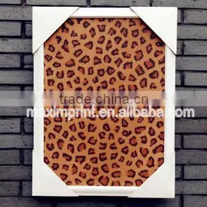 Hot Sale Leopard Print Cork Board With Frame thumbnail-1