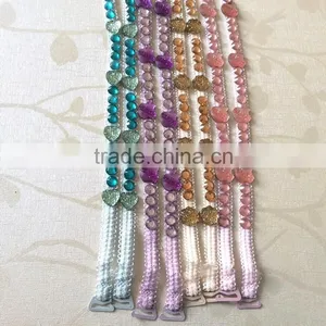 Hot Sell Pretty Elastic Rhinestone Bra Straps for Underwear thumbnail-1