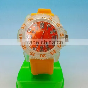 Fashion Led Light up Silicone Sanda Watch thumbnail-1
