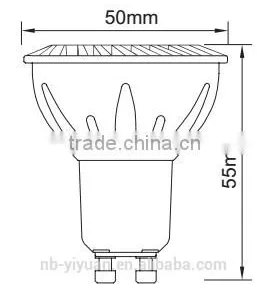 2016 High Quality Ceramic COB GU10 Spotlight LED 7W MR16 ul Dimmable Cob Gu10 Led Spotlight 7w Mr16 thumbnail-2