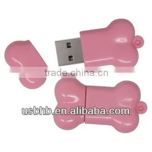 Bone USB Flash Drive Memory Disk,PVC Bone Memory Disk, Pink Bone USB Disk thumbnail-1