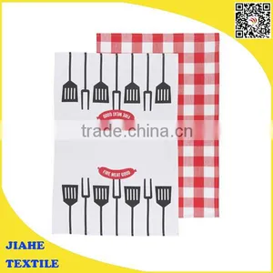 100% Cotton Printed Tea Towel Kitchen Towel AZO Free thumbnail-2