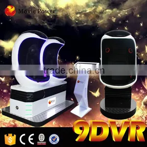 Virtual Reality Game Machine 9d vr Simulator 360 Degree Electric 3 Seats 9D Egg vr Cinema thumbnail-4