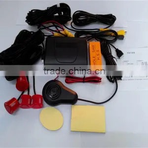 4 Sensors System 12V Car LED Display Parking Reverse Backup Radar Kit + Retail Box thumbnail-6