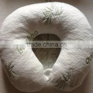 Shredded Memory Foam Bamboo Neck Pillow,Travle U Pillow With Bamboo Cover thumbnail-1
