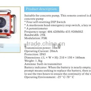 YKGR-Q13K YKGR-Q14K YKGR-Q15K Joystick for Concrete Pump thumbnail-1
