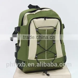 Teenage School Bags 600D Simple School Backpack /Army Green Color School Bags for Teenagers thumbnail-1