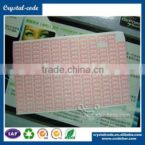 High Quality Multi-color Offset Printing Permanent Adhesive Destructible Sticker thumbnail-4
