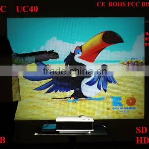 2015 Newest 800*480 1080p Support UC40 Home Projector, Mini tv Projector, hd Projector thumbnail-1