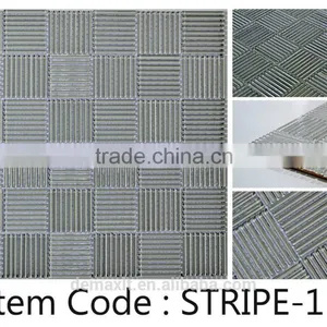 Crystal Small Strip Mural Glass Mosaics thumbnail-1