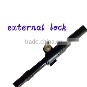 Popular Red Four Sections Carbon Fiber Telescopic Trekking Pole Nordic Walking Stick thumbnail-4