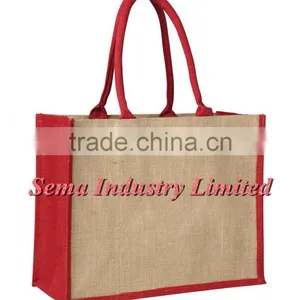 Personalised Jute Shoulder Bags and Burlap Sack for Wholesale thumbnail-5