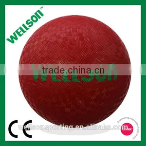 Red Rubber 6'' Playground Ball thumbnail-1