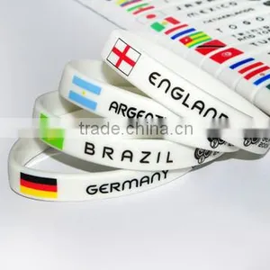 Printed Logo Silicone Rubber Wrist Bands thumbnail-1