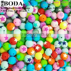 Loose Silicone Beads Heart Bead Silicone Beads thumbnail-6