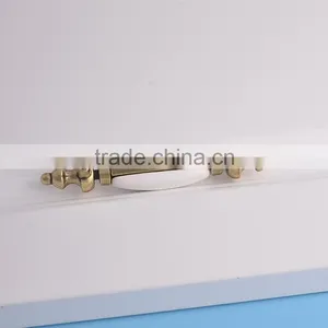 Direct From China Furniture Classical Antique Brass Porcelain Metal Cabinet India Ceramic Knobs thumbnail-3