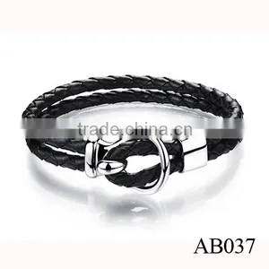 Classic Bracelet Jewelry For Men /Bio Magnetic Leather Bracelet Price thumbnail-5