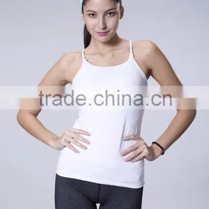 Simple Style Breathable Quick Dry Women Workout Tank Sports Cami thumbnail-2