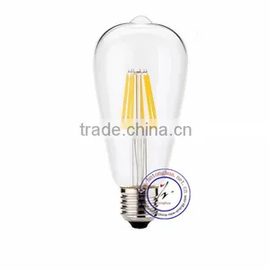 LED Filament Light ST64 E27 2/4/6/8W Decorative Filament Bulb Edison Light thumbnail-6