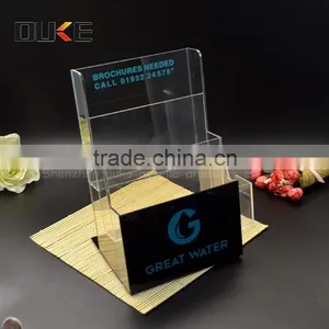 Good Quality Best Selling Clear Acrylic Brochure Holder thumbnail-3
