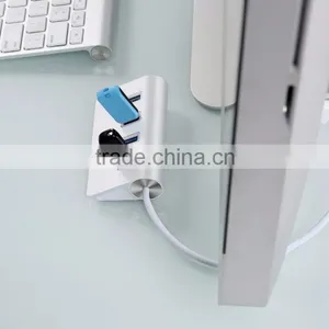 Top Selling Usb3.0 4 Por Hub, Portable 4 Port Aluminum Usb 3.0 Hub thumbnail-2