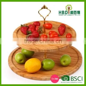 Bamboo Bilayer Lazy Susan thumbnail-1
