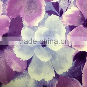 2016 Newest Beautiful Colorful Wallpaper With Big Flower Pattern for Home thumbnail-1