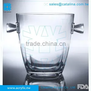 Acrylic Decoration Product Wine Barrel Ice Bucket Cooler thumbnail-6