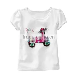 Kid Clothes Kid Wear, Girls Clothes, Printed Girl T-shirt thumbnail-1