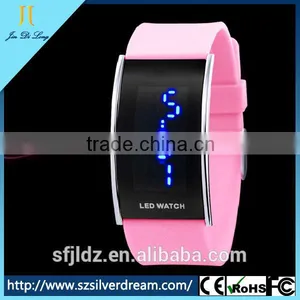 Touch Screen Red Light Waterproof Led Watch thumbnail-1