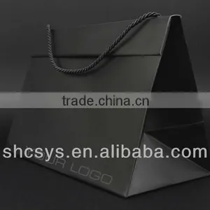 AEP 2013 New Style Boutique Paper Bag for Customized Brand in Triangular Prism Shape thumbnail-1